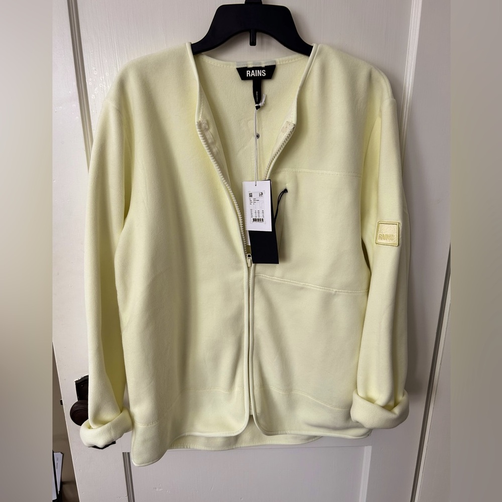 Rains Fleece lightweight jacket SZ M NWT
